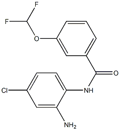 N-(2-amino-4-chlorophenyl)-3-(difluoromethoxy)benzamide Structure