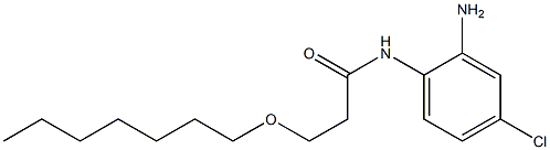 N-(2-amino-4-chlorophenyl)-3-(heptyloxy)propanamide Structure