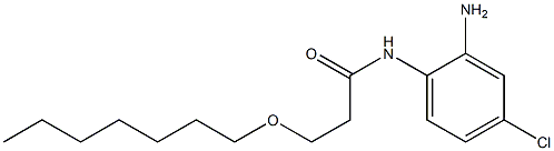 N-(2-amino-4-chlorophenyl)-3-(heptyloxy)propanamide,,结构式