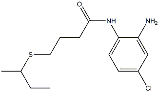 N-(2-amino-4-chlorophenyl)-4-(butan-2-ylsulfanyl)butanamide