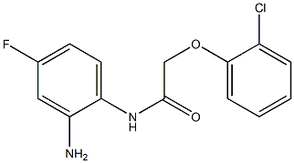 N-(2-amino-4-fluorophenyl)-2-(2-chlorophenoxy)acetamide Structure