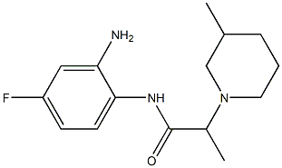 N-(2-amino-4-fluorophenyl)-2-(3-methylpiperidin-1-yl)propanamide