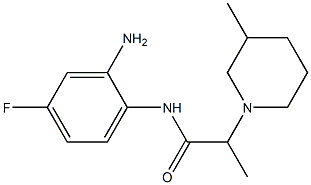 N-(2-amino-4-fluorophenyl)-2-(3-methylpiperidin-1-yl)propanamide|