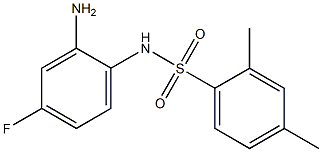 N-(2-amino-4-fluorophenyl)-2,4-dimethylbenzene-1-sulfonamide Structure