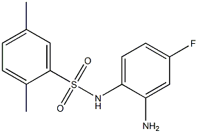  N-(2-amino-4-fluorophenyl)-2,5-dimethylbenzene-1-sulfonamide