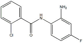 N-(2-amino-4-fluorophenyl)-2-chlorobenzamide 结构式