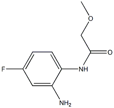 N-(2-amino-4-fluorophenyl)-2-methoxyacetamide,,结构式