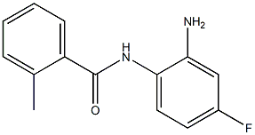 N-(2-amino-4-fluorophenyl)-2-methylbenzamide 结构式