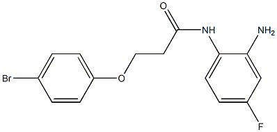 N-(2-amino-4-fluorophenyl)-3-(4-bromophenoxy)propanamide