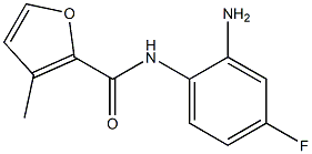 N-(2-amino-4-fluorophenyl)-3-methyl-2-furamide Struktur