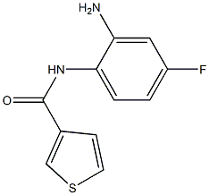 N-(2-amino-4-fluorophenyl)thiophene-3-carboxamide|