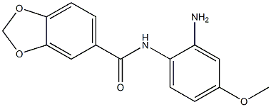 N-(2-amino-4-methoxyphenyl)-1,3-benzodioxole-5-carboxamide Structure
