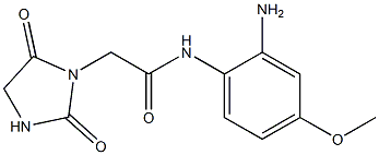 N-(2-amino-4-methoxyphenyl)-2-(2,5-dioxoimidazolidin-1-yl)acetamide 结构式