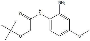 N-(2-amino-4-methoxyphenyl)-2-(tert-butoxy)acetamide 化学構造式