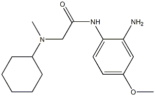 N-(2-amino-4-methoxyphenyl)-2-[cyclohexyl(methyl)amino]acetamide