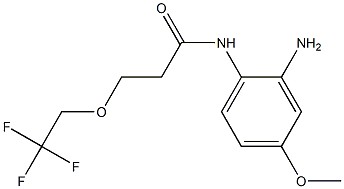 N-(2-amino-4-methoxyphenyl)-3-(2,2,2-trifluoroethoxy)propanamide Structure