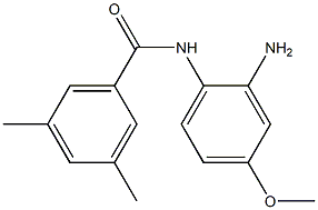 N-(2-amino-4-methoxyphenyl)-3,5-dimethylbenzamide Struktur