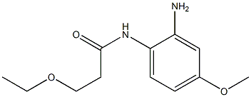 N-(2-amino-4-methoxyphenyl)-3-ethoxypropanamide Structure