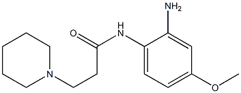  N-(2-amino-4-methoxyphenyl)-3-piperidin-1-ylpropanamide