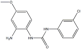 N-(2-amino-4-methoxyphenyl)-N'-(3-chlorophenyl)urea Structure