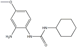 N-(2-amino-4-methoxyphenyl)-N'-cyclohexylurea 结构式