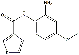 N-(2-amino-4-methoxyphenyl)thiophene-3-carboxamide Structure