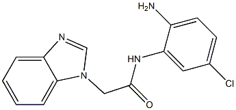 N-(2-amino-5-chlorophenyl)-2-(1H-1,3-benzodiazol-1-yl)acetamide