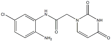 N-(2-amino-5-chlorophenyl)-2-(2,4-dioxo-1,2,3,4-tetrahydropyrimidin-1-yl)acetamide Structure