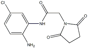 N-(2-amino-5-chlorophenyl)-2-(2,5-dioxopyrrolidin-1-yl)acetamide Struktur