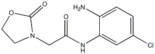N-(2-amino-5-chlorophenyl)-2-(2-oxo-1,3-oxazolidin-3-yl)acetamide Structure