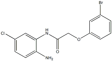 N-(2-amino-5-chlorophenyl)-2-(3-bromophenoxy)acetamide Struktur