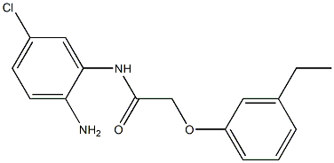 N-(2-amino-5-chlorophenyl)-2-(3-ethylphenoxy)acetamide Structure