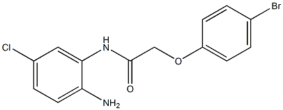 N-(2-amino-5-chlorophenyl)-2-(4-bromophenoxy)acetamide Struktur