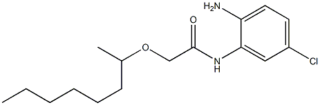 N-(2-amino-5-chlorophenyl)-2-(octan-2-yloxy)acetamide Structure