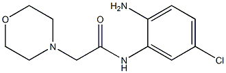 N-(2-amino-5-chlorophenyl)-2-morpholin-4-ylacetamide Struktur