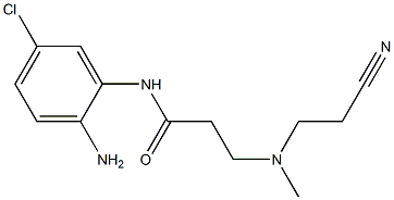 N-(2-amino-5-chlorophenyl)-3-[(2-cyanoethyl)(methyl)amino]propanamide