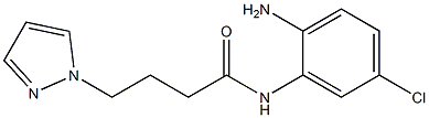 N-(2-amino-5-chlorophenyl)-4-(1H-pyrazol-1-yl)butanamide Struktur