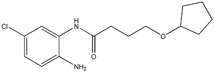 N-(2-amino-5-chlorophenyl)-4-(cyclopentyloxy)butanamide Struktur