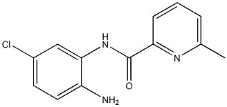 N-(2-amino-5-chlorophenyl)-6-methylpyridine-2-carboxamide Struktur