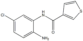 N-(2-amino-5-chlorophenyl)thiophene-3-carboxamide Struktur