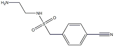 N-(2-aminoethyl)(4-cyanophenyl)methanesulfonamide Structure