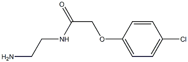 N-(2-aminoethyl)-2-(4-chlorophenoxy)acetamide Struktur
