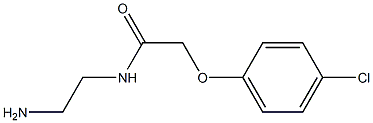 N-(2-aminoethyl)-2-(4-chlorophenoxy)acetamide 结构式