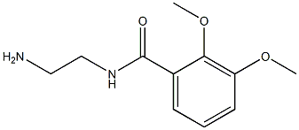 N-(2-aminoethyl)-2,3-dimethoxybenzamide 化学構造式