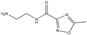 N-(2-aminoethyl)-5-methyl-1,2,4-oxadiazole-3-carboxamide,,结构式