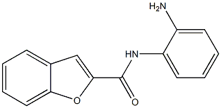 N-(2-aminophenyl)-1-benzofuran-2-carboxamide 化学構造式