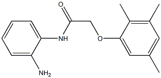 N-(2-aminophenyl)-2-(2,3,5-trimethylphenoxy)acetamide 化学構造式