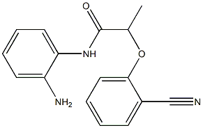 N-(2-aminophenyl)-2-(2-cyanophenoxy)propanamide Structure