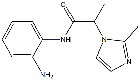 N-(2-aminophenyl)-2-(2-methyl-1H-imidazol-1-yl)propanamide Structure