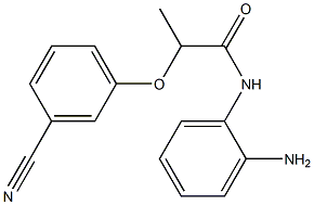 N-(2-aminophenyl)-2-(3-cyanophenoxy)propanamide